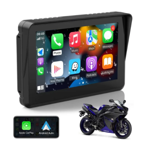 5" Motorcycle Smart Display – Android Auto & Apple CarPlay, Waterproof & Vibration-Proof (Without Dual Camera) (TPMS Optional)