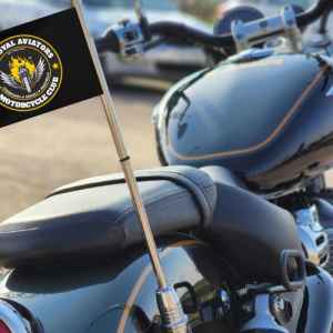 The Royal Aviators Chandigarh Motorcycle Club Flag – Bike Pole Not Included