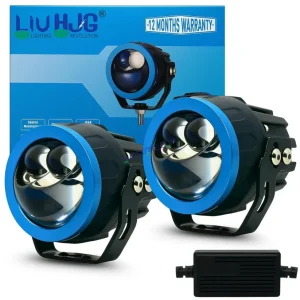 LIU HJG Terminator 2 LED Fog Light ? Dual Color (White & Yellow), Universal Fit