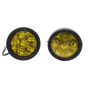 LIU HJG 6 CREE LED Fog Light with Wiring Harness ? High Power, Universal Fit for Bikes